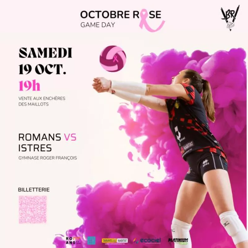 Match Volley Romans Vs Istres-Octobre Rose