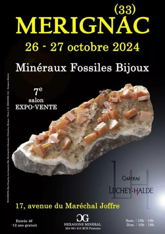 7E Salon Mineraux Fossiles Bijoux de Merignac (33)