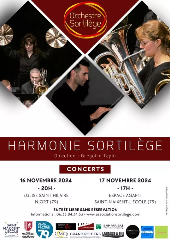 Concerts de L'harmonie Sortilège-Automne 2024