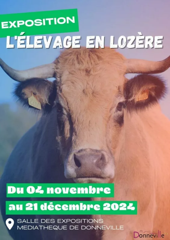 Exposition «l'Élevage en Lozère» à la Médiathèque de Donneville