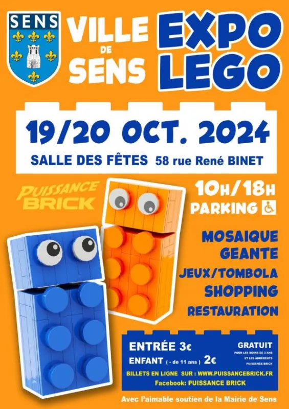 Expo 100% Lego Puissance Brick Sens 2024