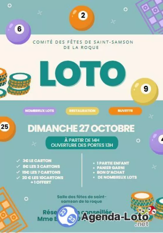 Loto du Comite des Fetes