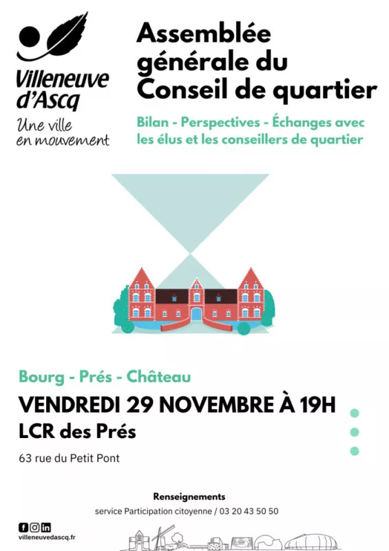 Ag du Conseil de Quartier : Bourg-Prés-Château