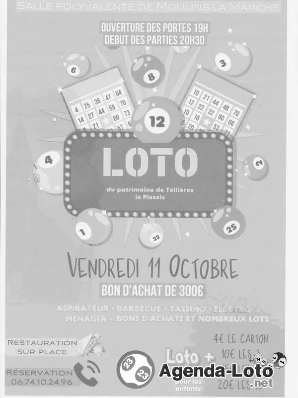 Loto du Patrimoine de Tellieres le Plessis