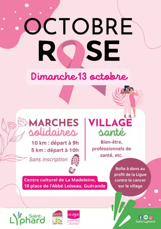 Marches Solidaires-Octobre Rose