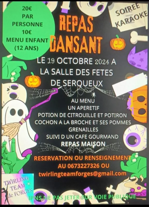 Repas, Danse et Karaoké de Halloween