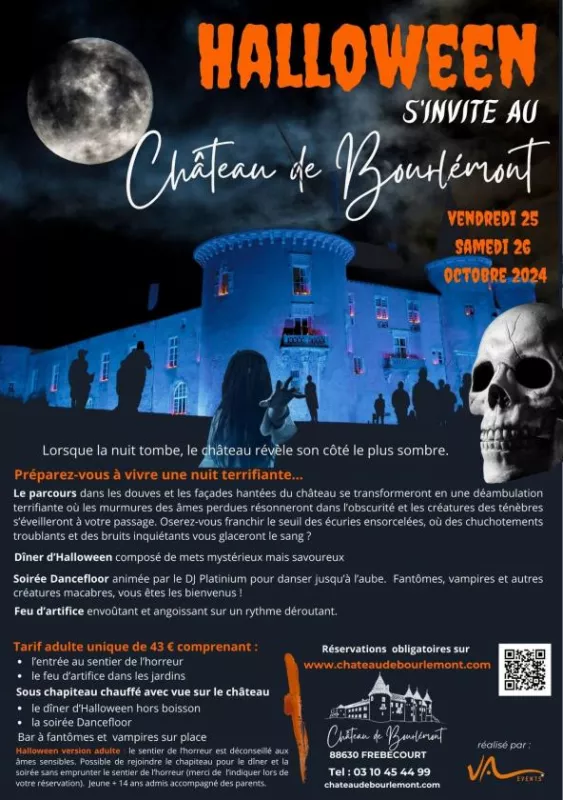 Halloween s'Invite au Château de Bourlémont Adulte