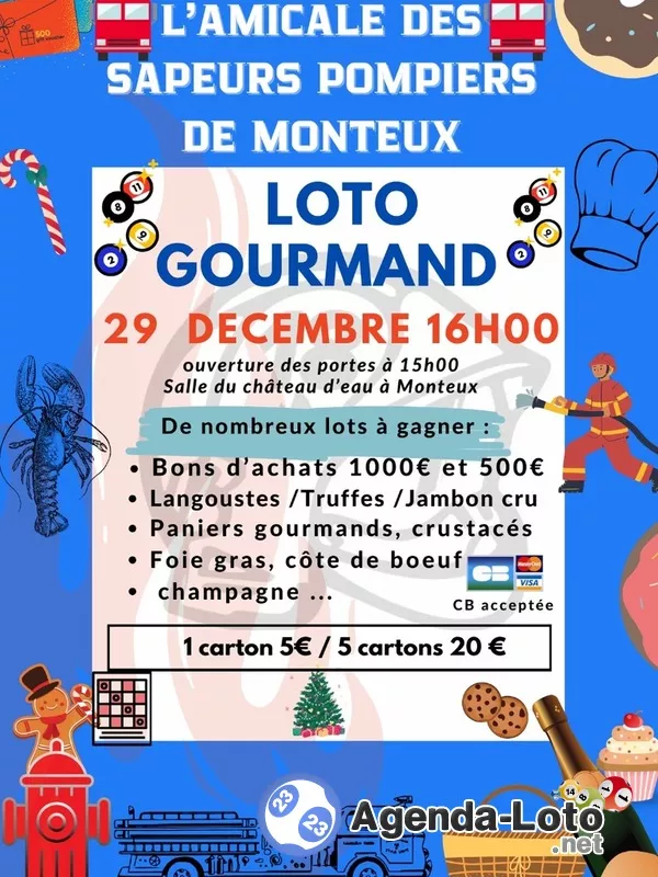 Loto 'Gourmand'Sapeurs Pompiers de Monteux