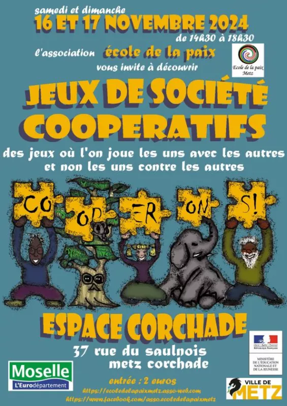 Après-Midi Jeux 100 % Coopératifs