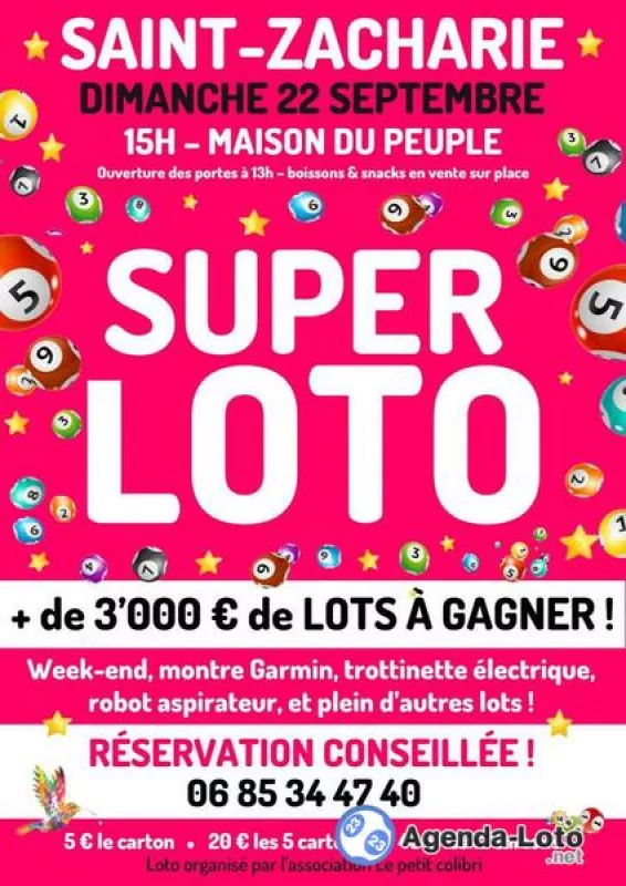 Super Loto-a Gagner un Week-End, Montre Garmin...