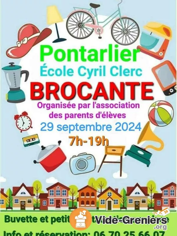 Brocante Ape École Cyril Clerc Pontarlier