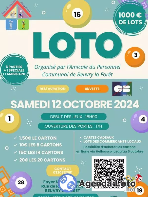 Loto de L Amicale du Personnel Communal