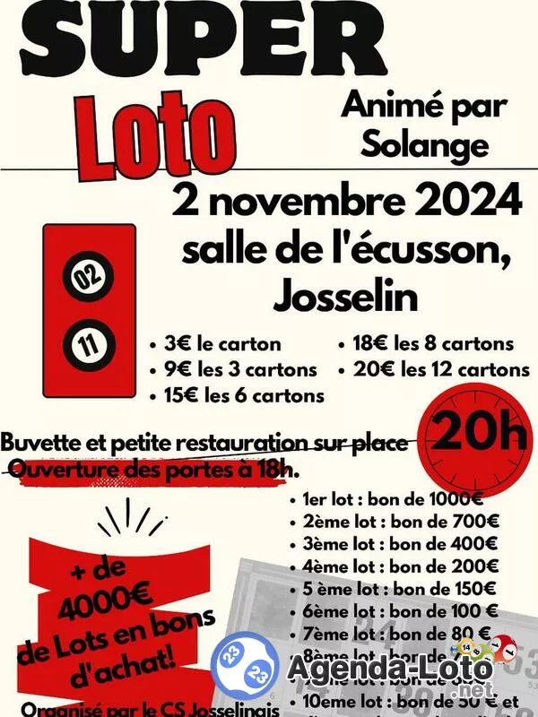 Super Loto Animé par Solange