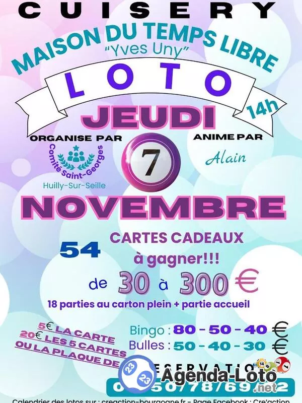 Loto Comite St Georges D'huilly