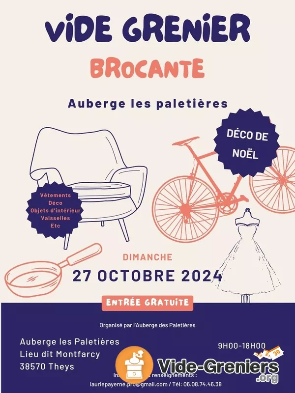 Vide Grenier de L’auberge des Paletières