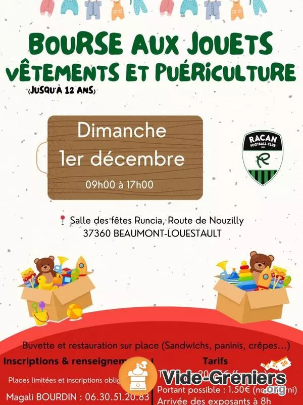 Bourse Aux Jouets Puériculture et Vêtements