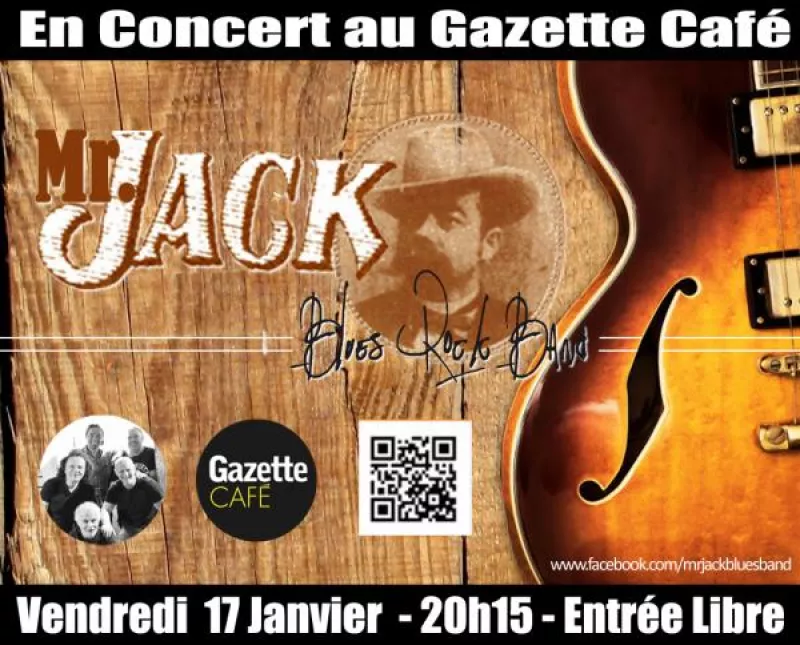 Mr Jack en Concert au Gazette Café