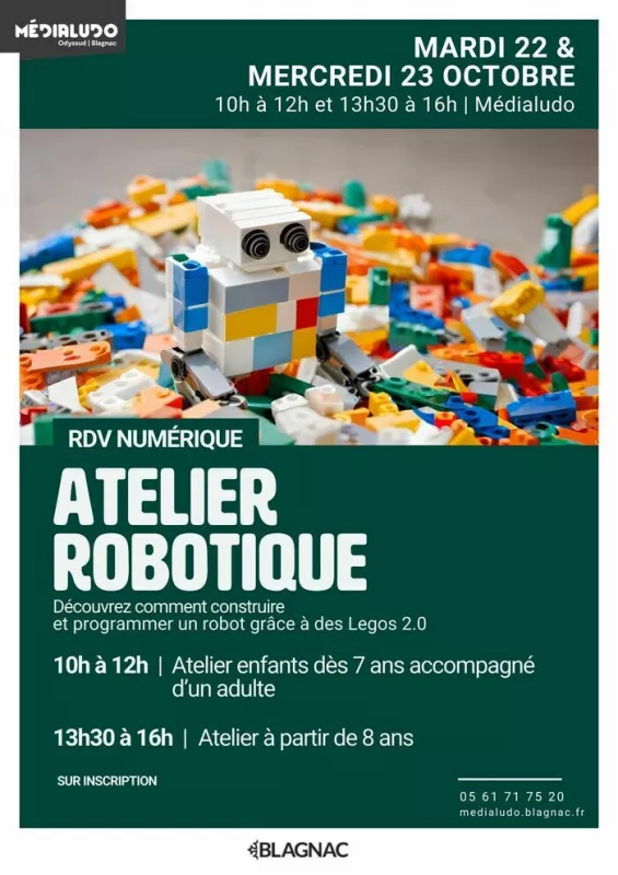 Ateliers Robot Lego-les 22 et 23 Octobre