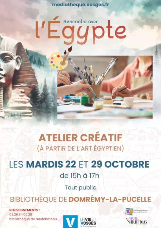 Atelier Créatif à Partir de l'Art Égyptien