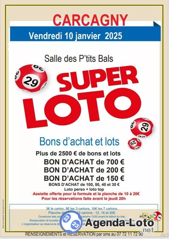 Loto Bons D Achat et Lots