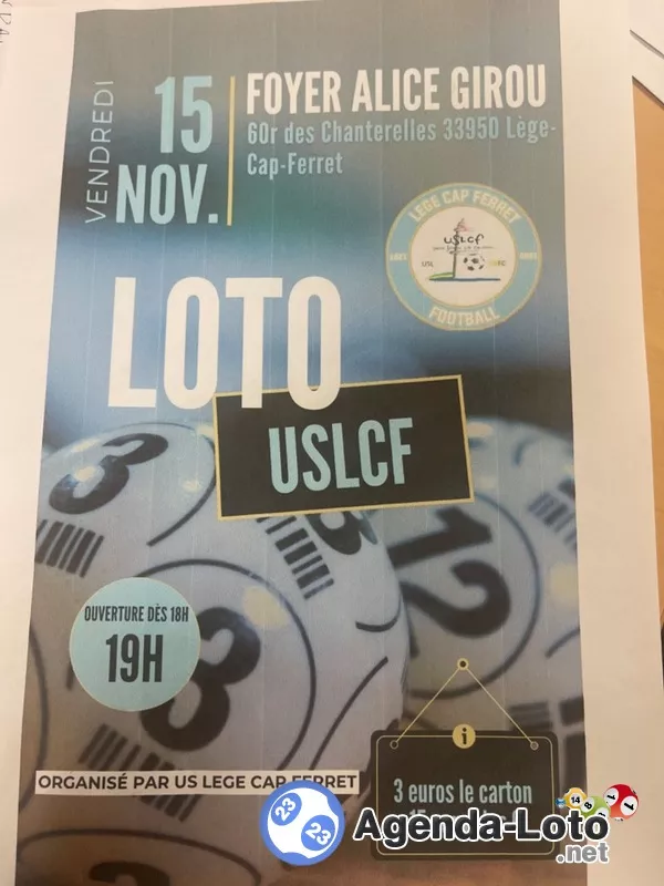 Loto du Club de Foot Lège Cap Ferret