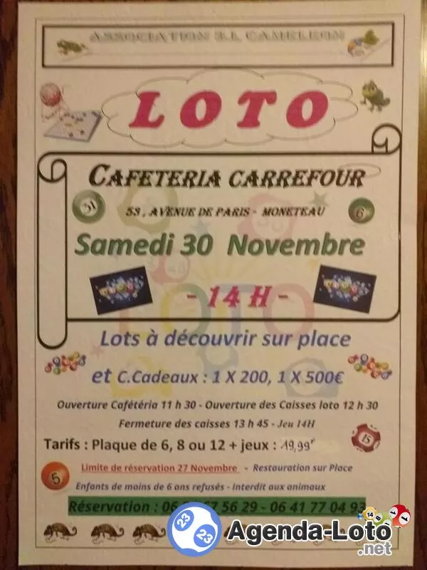 Loto Cafétéria Carrefour-Comité Restreint