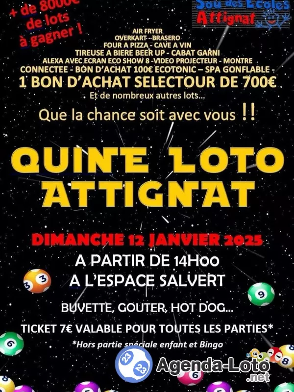 Quine Loto du Sou des Ecoles Publiques