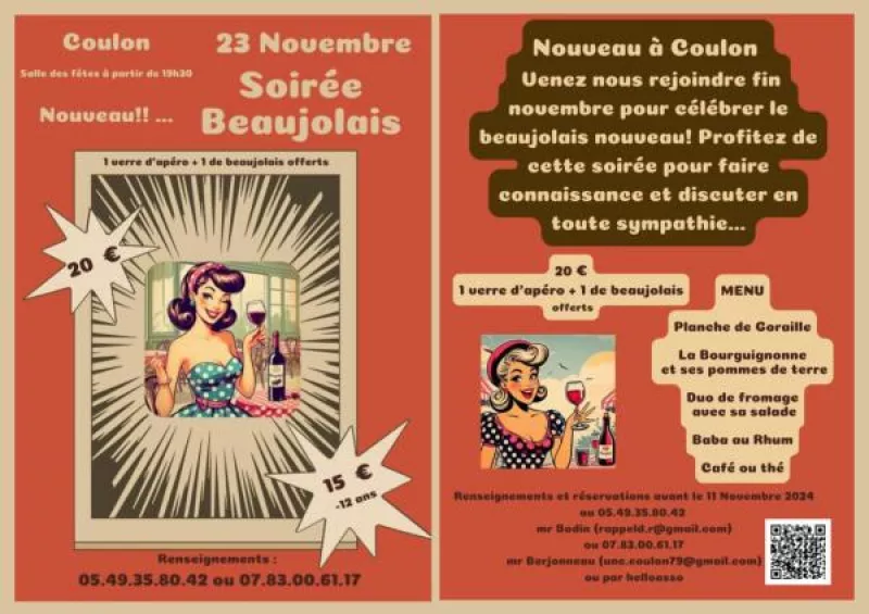 Soirée Beaujolais Nouveau