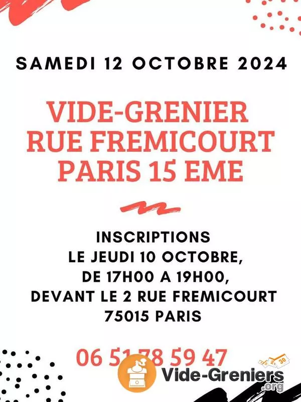 Vide-Grenier Rue Frémicourt