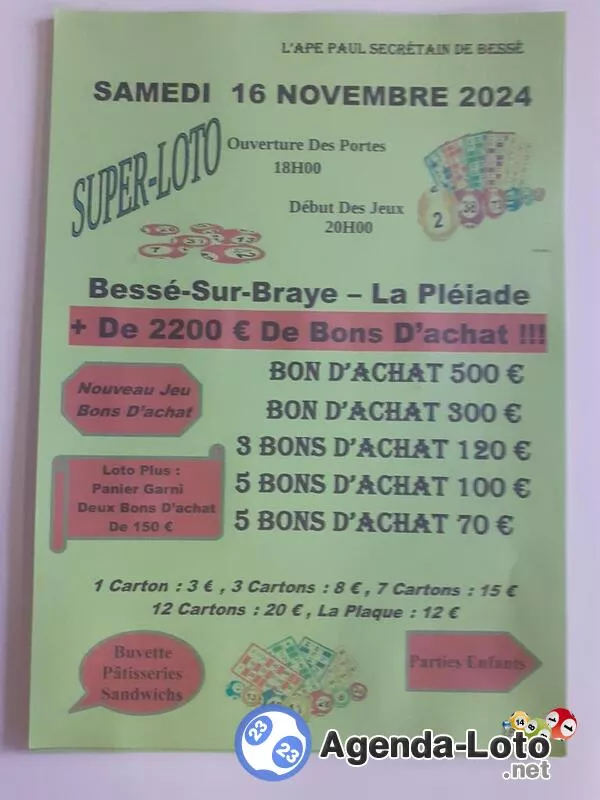 Loto de École Ségretain