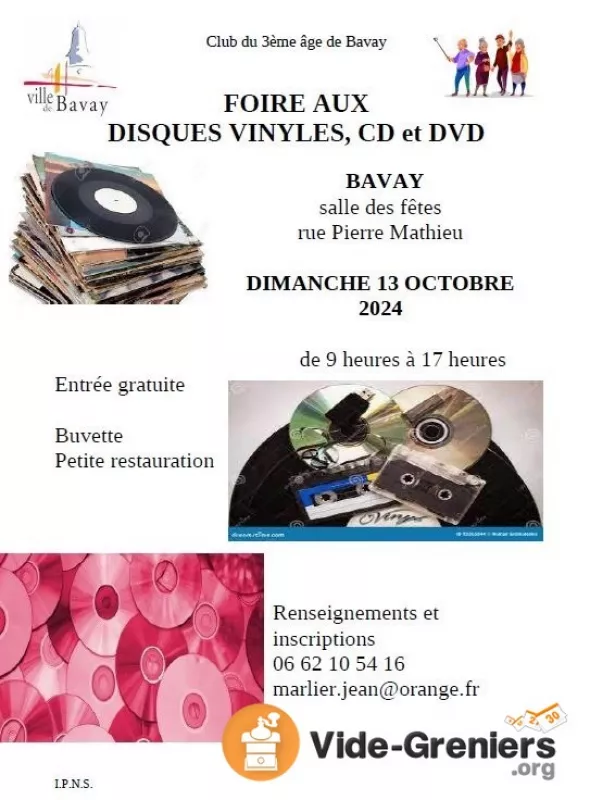 Bourse Aux Disques Vinyles 33T 45T Maxi Cd Dvd