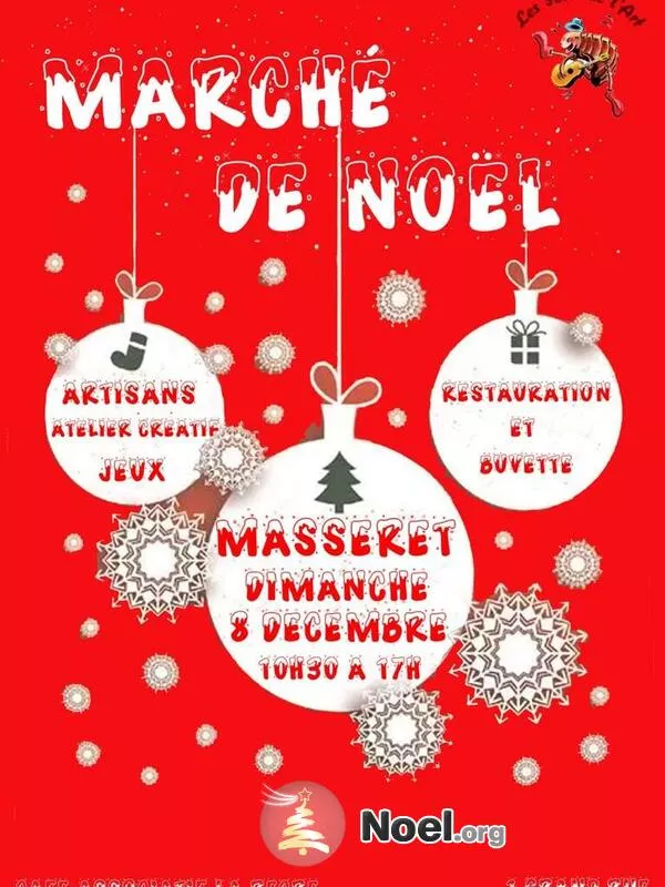 Marché de Noël de la Récré à Masseret