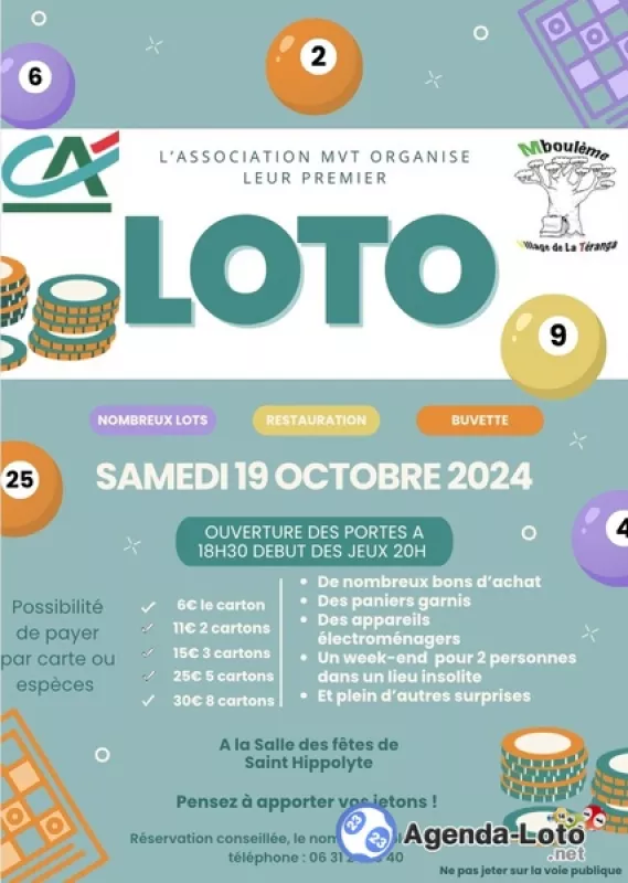 Loto de L’association Mvt