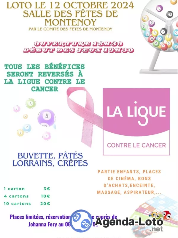 Loto pour la Ligue Contre le Cancer