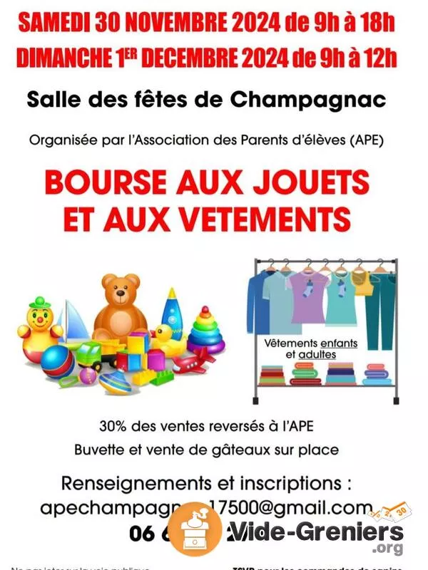 Bourse Aux Jouets et Aux Vêtements