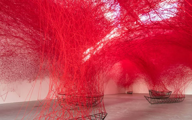 Chiharu Shiota s'Expose au Grand Palais