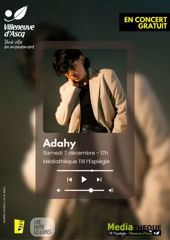 Adahy en Concert Gratuit à la Médiathèque