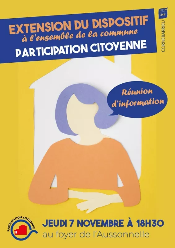 Reunion Publique Dispositif «Participation Citoyenne»