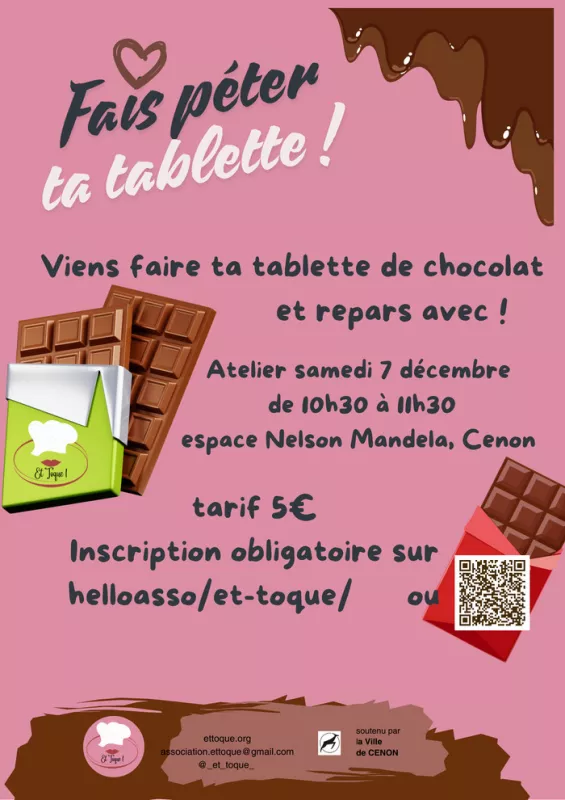 «Fais Péter Ta Tablette» : Atelier Culinaire pour Enfants