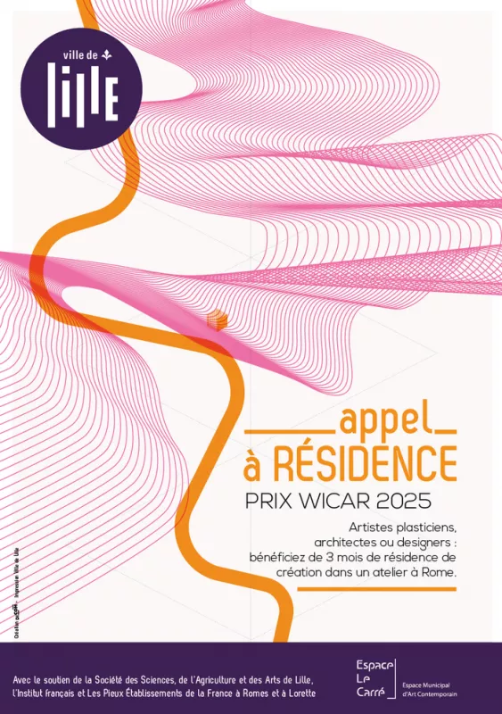 Appel à Résidence Prix Wicar 2025, Résidence de Création de la Ville de Lille à Rome