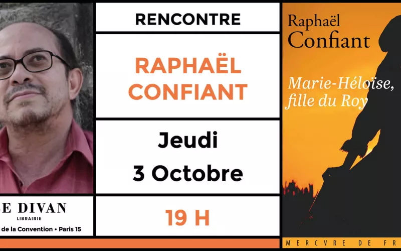 Rencontre Littérature avec Raphaël Confiant au Divan