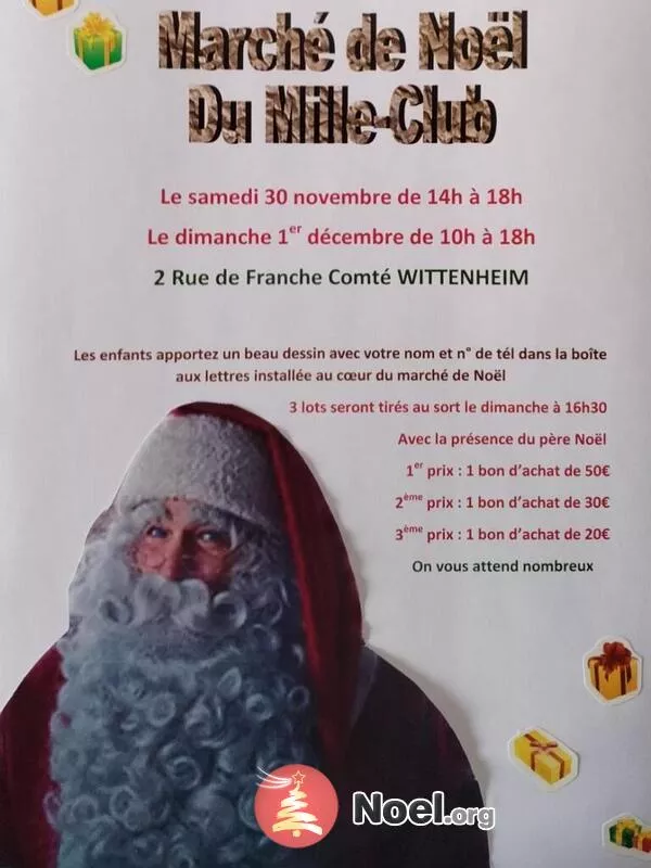 Marché de Noël du Mille Club Jeune-Bois