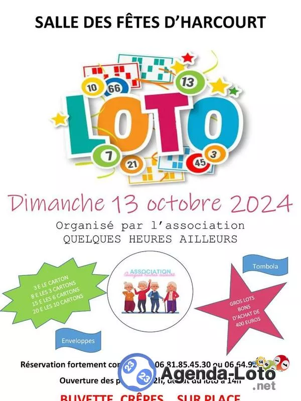 Loto d'Association. Quelques Heures Ailleurs