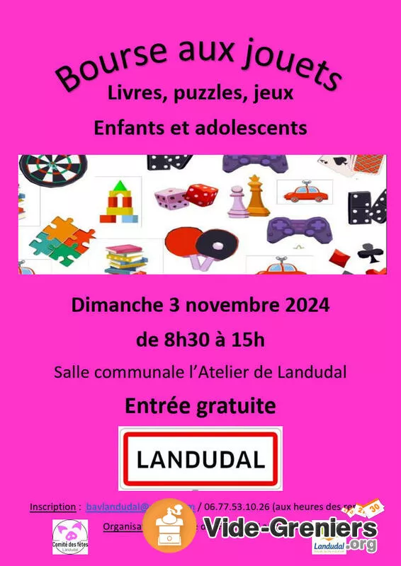 Bourse Aux Jouets, Jeux, Livres Enfants et Adolescents