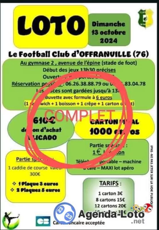 Grand Loto du Fc Offranville