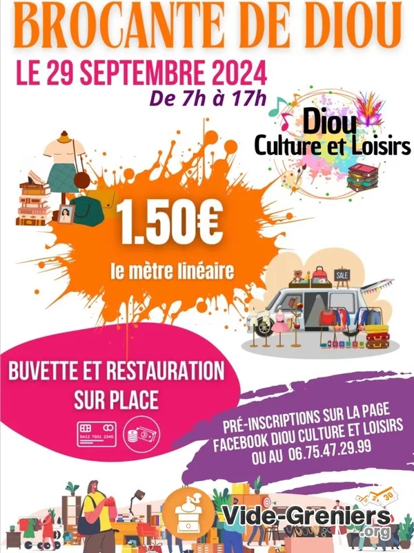 Brocante Diou Culture et Loisirs