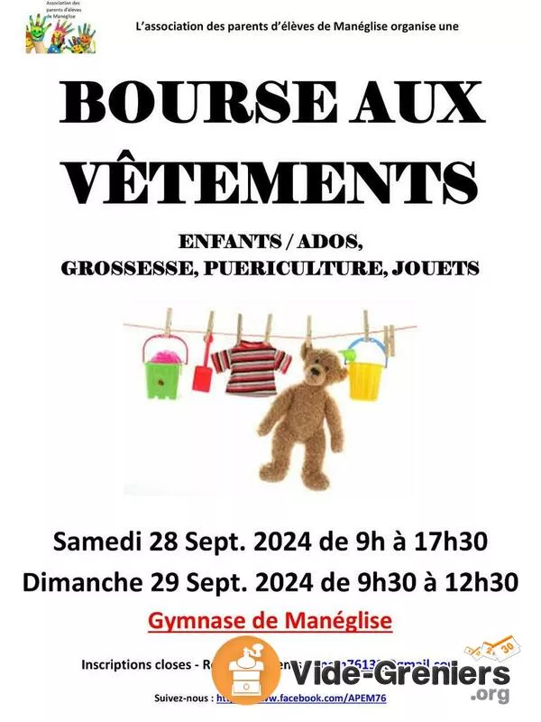 Bourse Aux Vêtements, Jouets et Puériculture