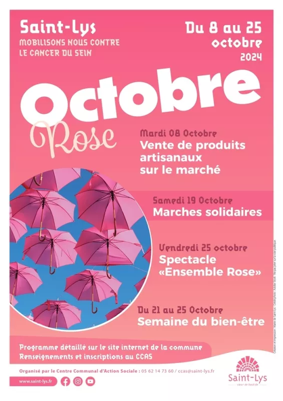 Saint-Lys Se Mobilise pour «Octobre Rose»