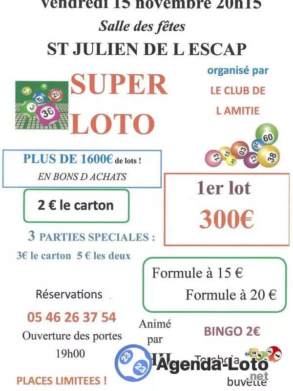 Super Loto Club de L Amitié