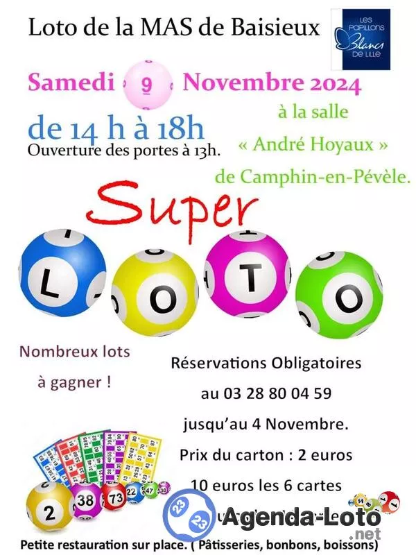 Loto au Profit des Papillons Blancs